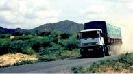 Loaded truck
